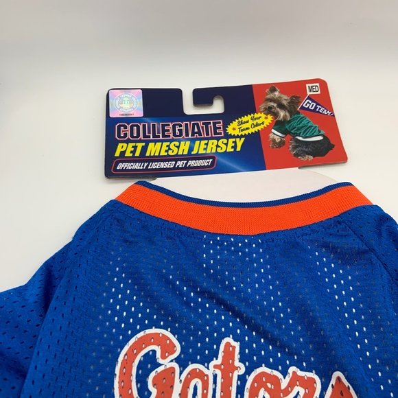 Pets First Florida Gators Collegiate Pet Mesh Jersey Gators #53 Size Medium - Picture 2 of 11